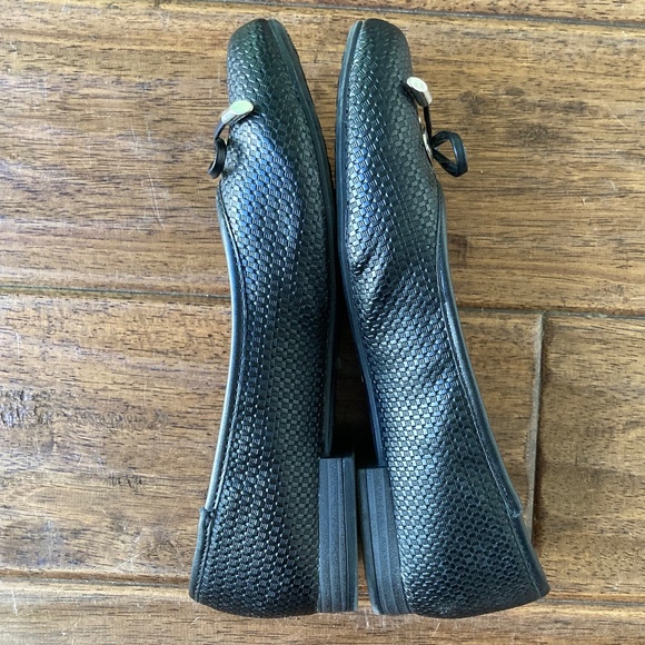 Nautica Classic Woven Ballet Flat Loafer Black Bow Sz 8 Classic Workwear - Picture 7 of 10